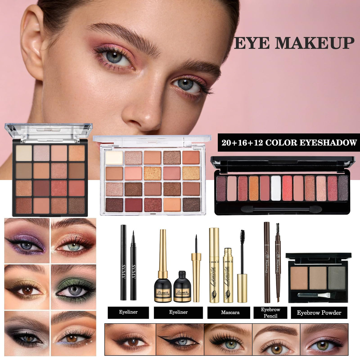 SIGHTLING brushes and sponges arranged to show included tools for precise application