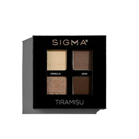Sigma Beauty Tiramisu applied on model eyelid demonstrating blendable finish and wearable look