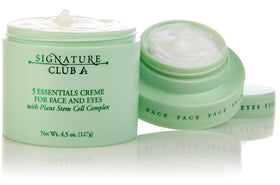 Signature Club A front jar view showing product packaging and brand benefits