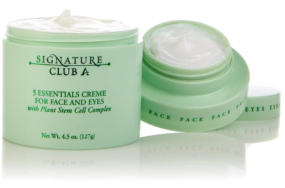 Signature Club A front jar view showing product packaging and brand benefits