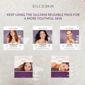 Silc Skin pad beside a coin to show compact size and portability