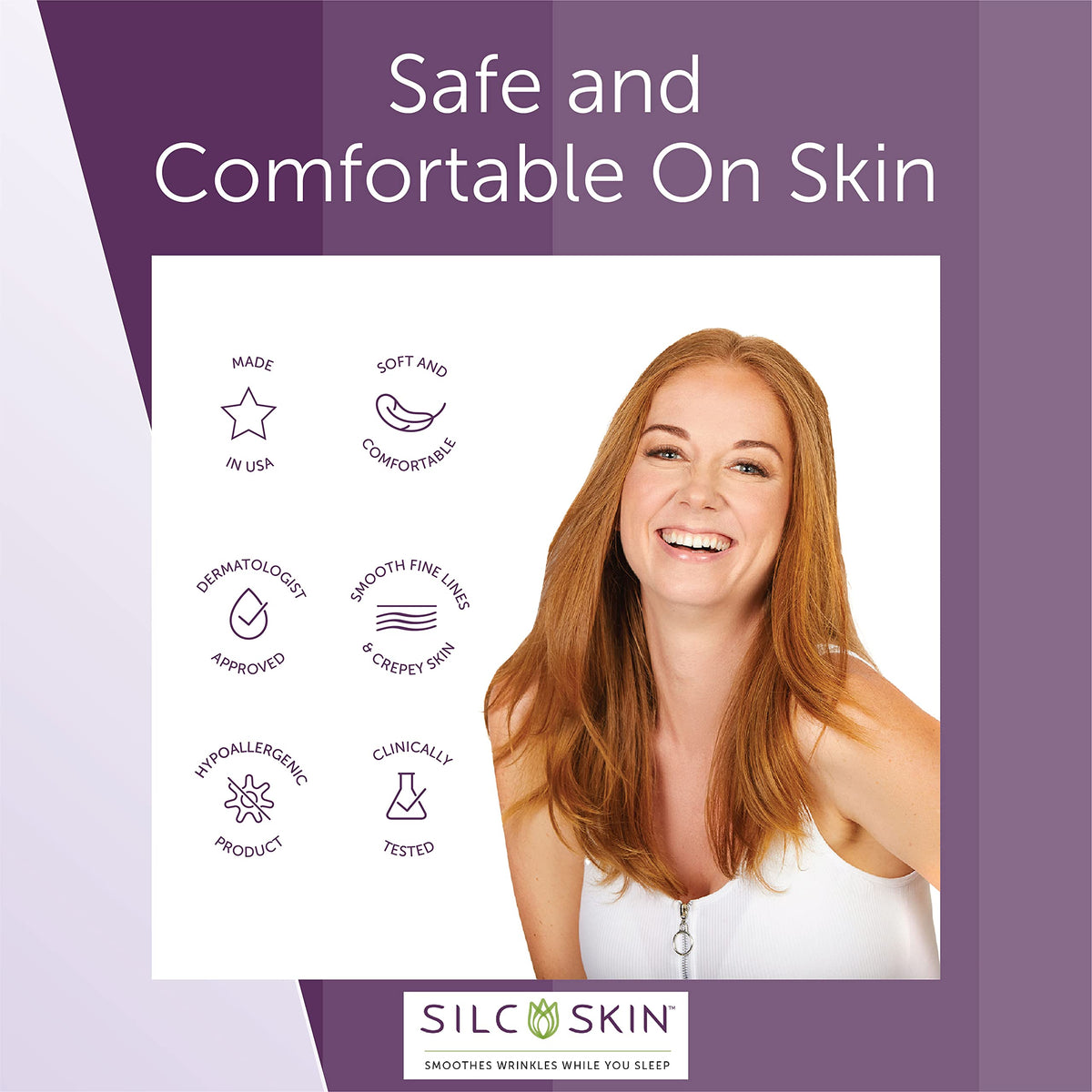 Silc Skin stacked pads highlighting durable reusable construction