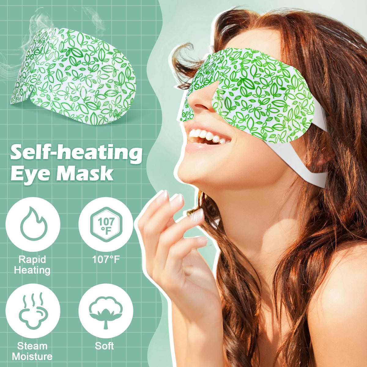 Silicherry mask worn by model demonstrating secure ear-strap fit and relaxation