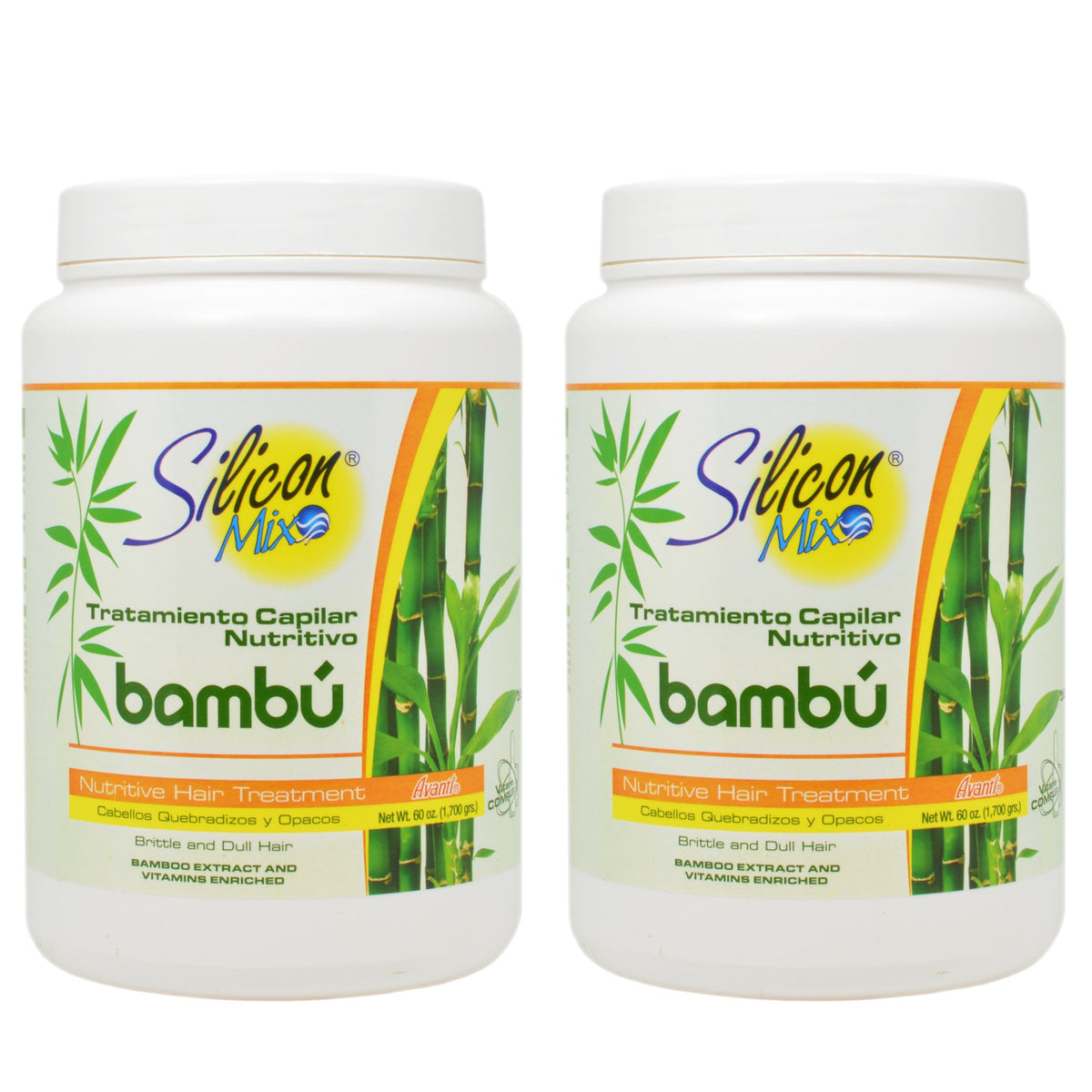 Silicon Mix Bambu front packaging showing dual 60oz tubs and clear product labeling for value