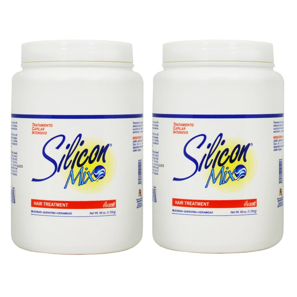 Silicon Mix large 60oz jar front view showing packaging and nourishing benefits
