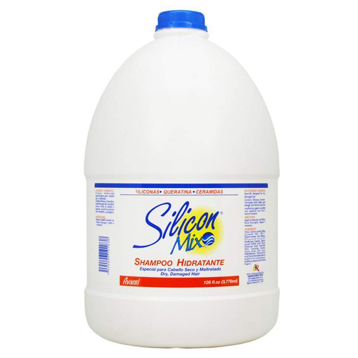 Silicon Mix front packaging showing gallon bottle and hydration benefit