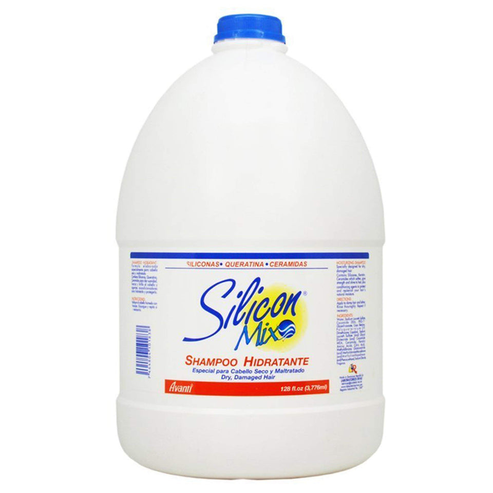 Silicon Mix front packaging showing gallon bottle and hydration benefit