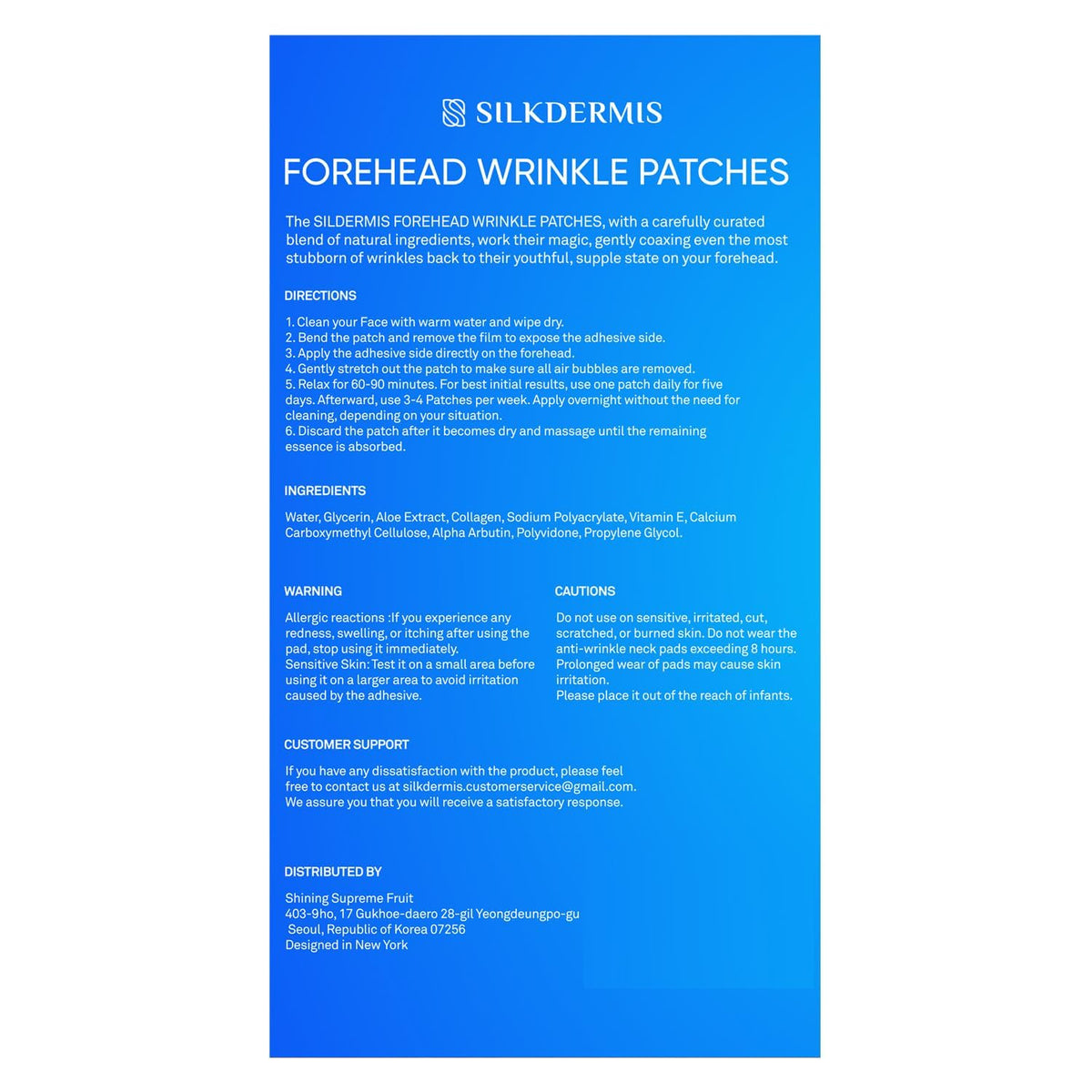 SILKDERMIS before and after illustration showing smoother forehead appearance