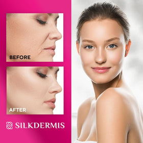 SILKDERMIS size comparison illustrating compact, travel-friendly design