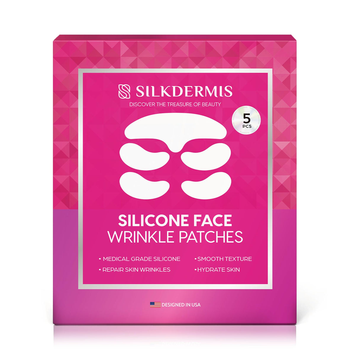 SILKDERMIS storage case and patches showing cleanliness and organized storage