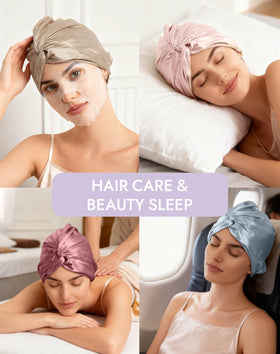 SilkSilky bonnet folded in gift packaging suggesting elegant present benefit