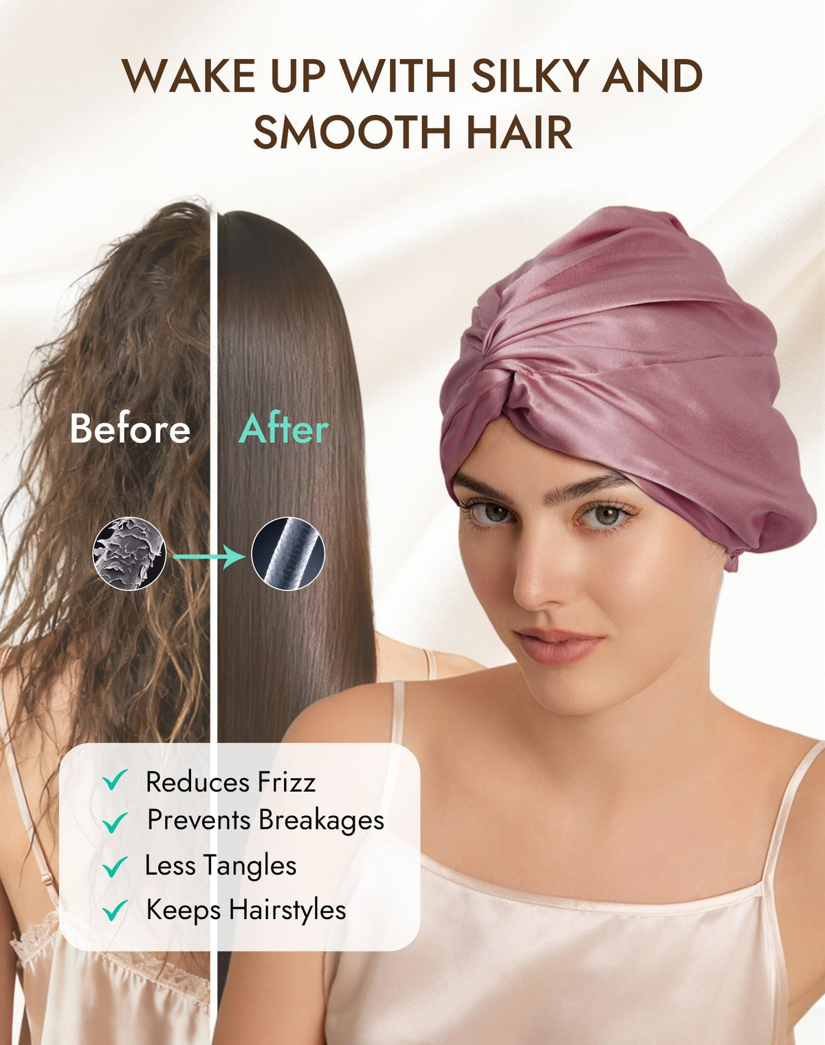 SilkSilky adjustable button and elastic detail providing secure customizable fit