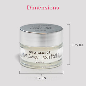 Silly George 15ml tube next to a coin for scale, compact and portable