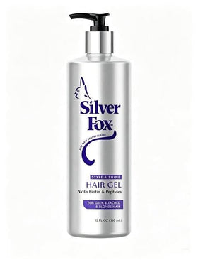 Silver Fox front packaging showing 10 oz jar and brand clarity benefit