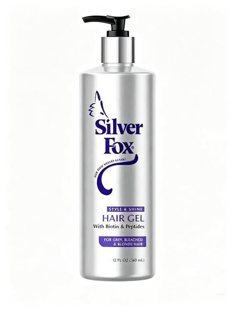 Silver Fox front packaging showing 10 oz jar and brand clarity benefit