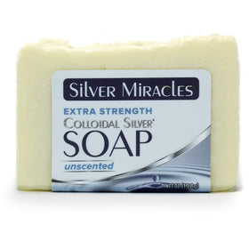 Silver Miracles close-up lather on hand displaying creamy foam for gentle cleansing