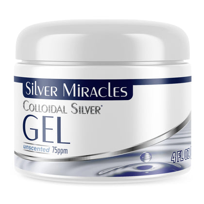 Silver Miracles front packaging showing 4 oz jar and clear label for quick identification and confidence