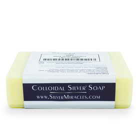 Silver Miracles bar beside a ruler for size scale and long-lasting bar benefit