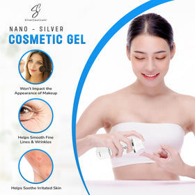 SilverCeuticals application on hand showing soothing effect and quick absorption