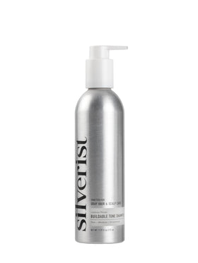 Silverist front bottle showing label and benefit of gentle gray toning