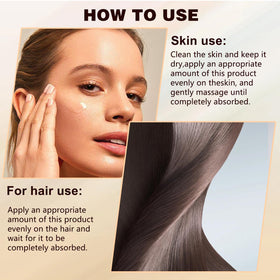 SILVIGO hair ends shine comparison adds visible gloss benefit