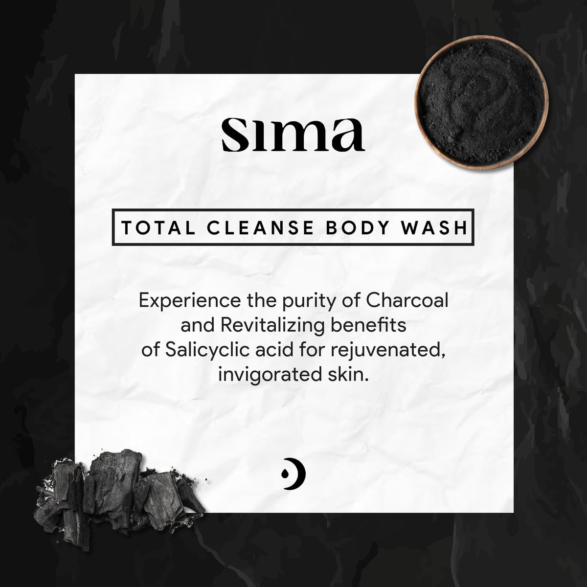 Sima bottle in shower setting illustrating everyday bathroom use