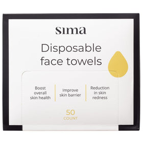 Sima travel pouch with towels highlighting portability and convenience