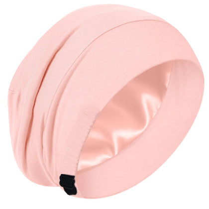 Simapu sleep cap front packaging showing elegant pink design and protective benefits
