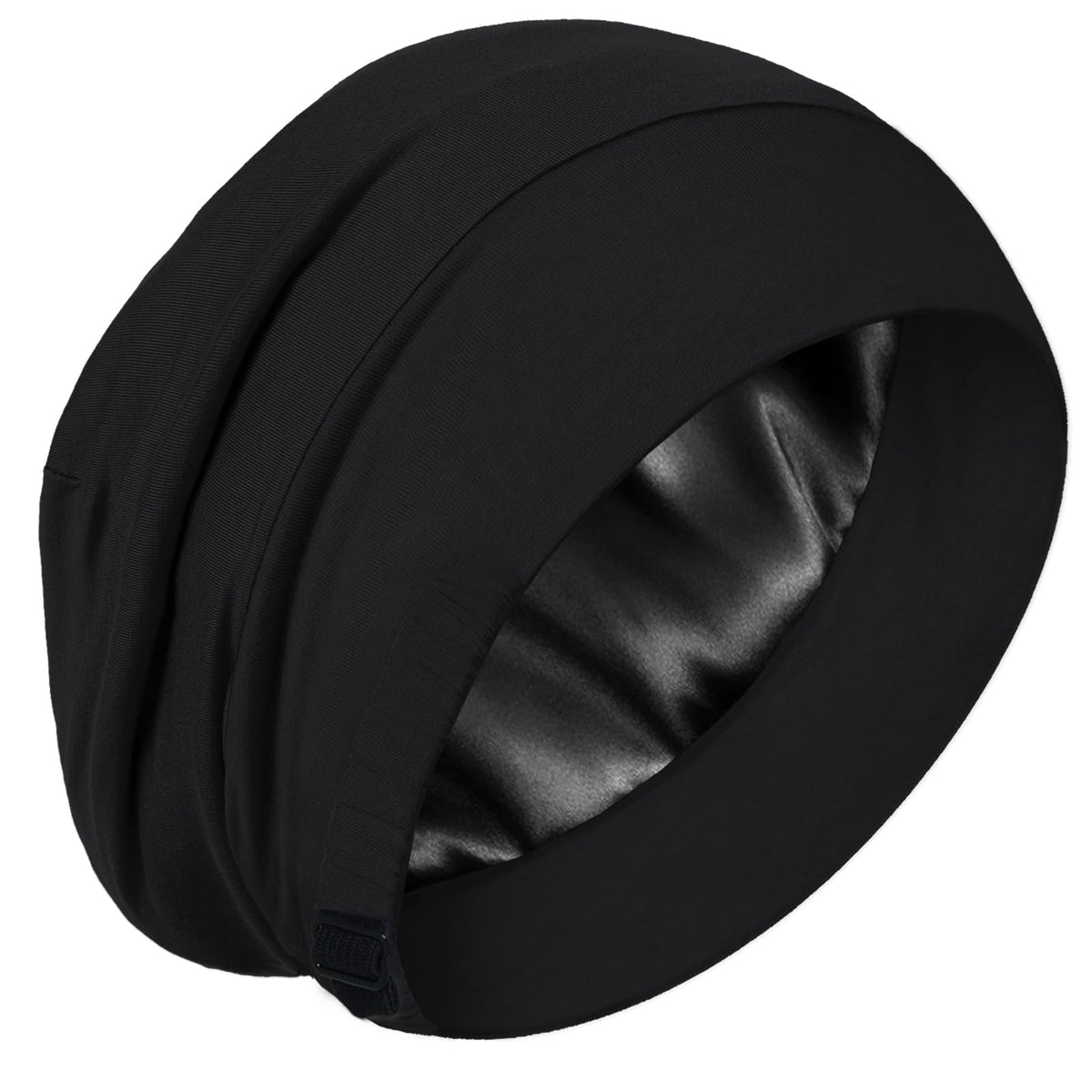 Simapu front view of sleep cap showing sleek silhouette and secure fit