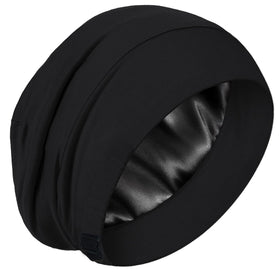 Simapu front view of sleep cap showing sleek silhouette and secure fit