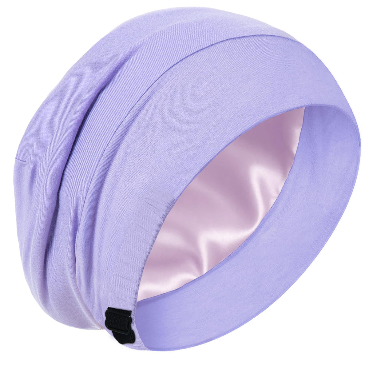 Simapu front packaging showing purple silk bonnet and gift-ready presentation, protecting hair overnight