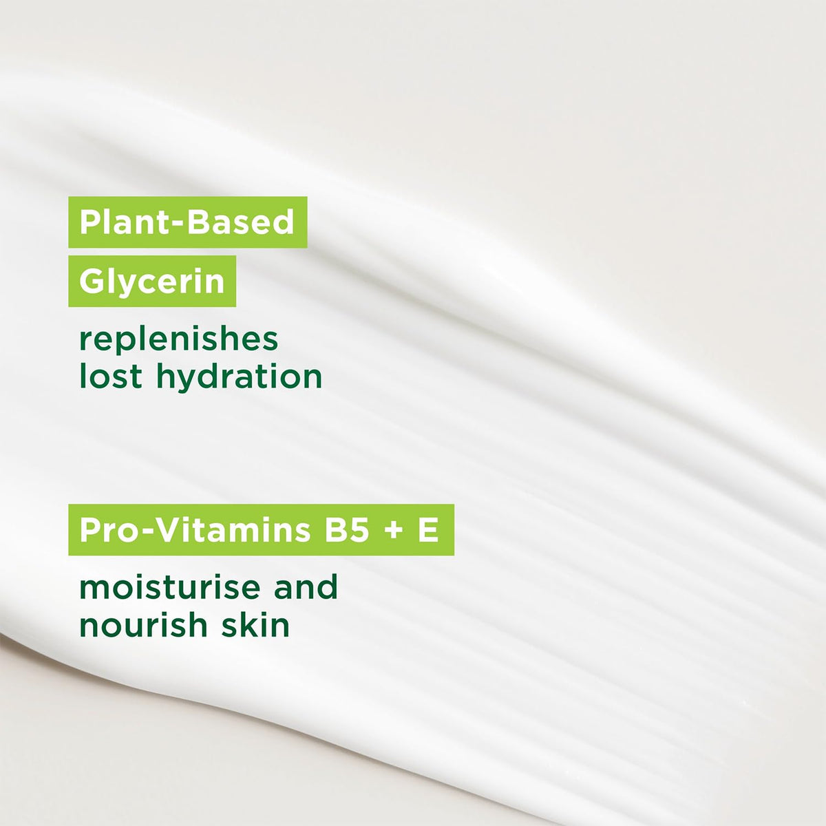Simple before and after hydration skin shot showing visible moisture benefit