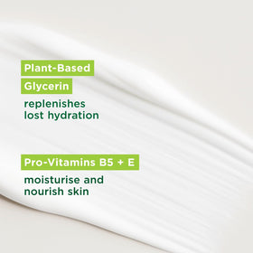 Simple before and after hydration skin shot showing visible moisture benefit