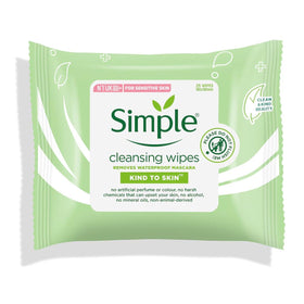 Simple wipes open with aqua-lock seal visible keeping wipes fresh