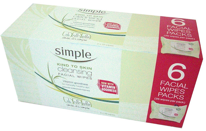 Simple front packaging showing 6 packs, convenient oil-control wipes
