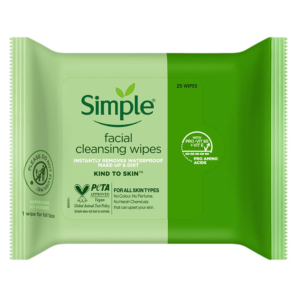 Simple front packaging showing six 25-count resealable packs for convenience