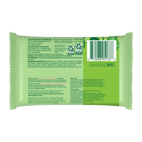 Simple ingredients label closeup showing vitamins B5 and E for hydration benefit
