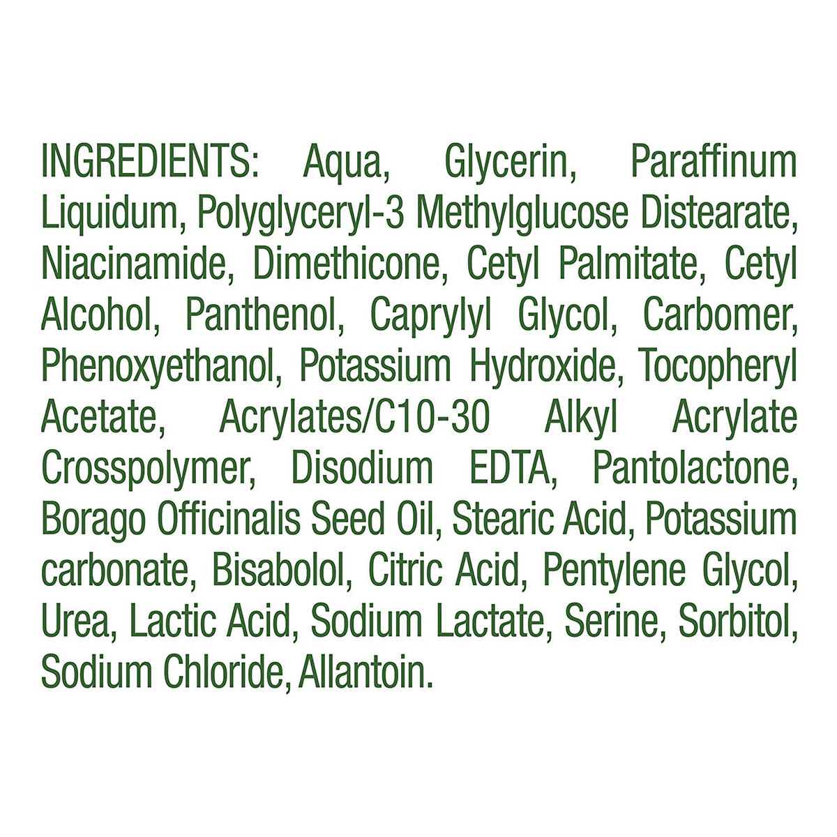 Simple label closeup revealing ingredient focus for gentle, sensitive-skin benefit