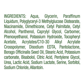 Simple label closeup revealing ingredient focus for gentle, sensitive-skin benefit