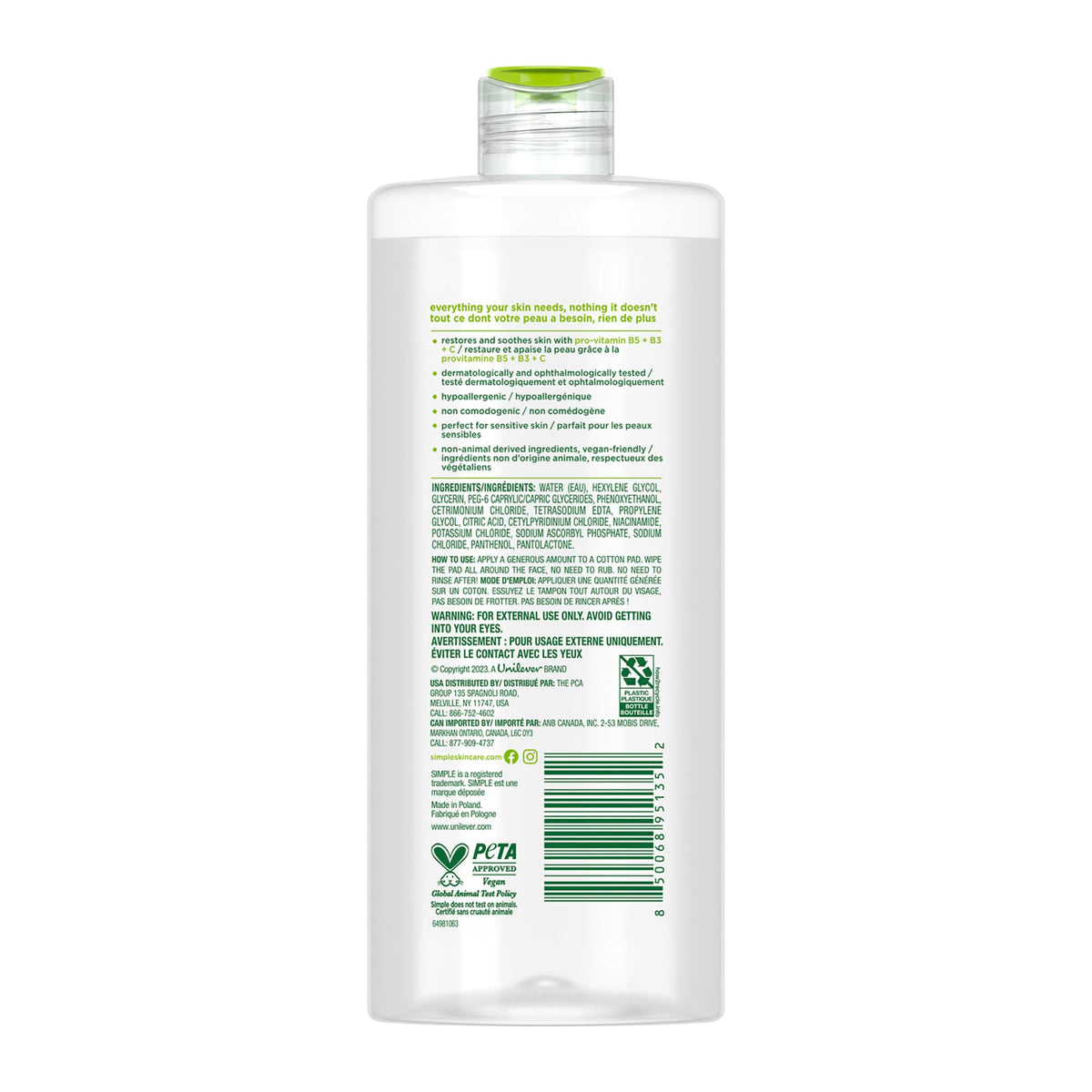 Simple bathroom counter lifestyle shot conveying everyday convenient cleansing