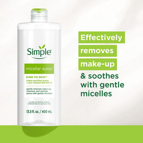 Simple close-up of micellar water texture on cotton pad showing gentle clarity