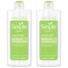 Simple micellar front packaging showing clean bottle and label benefits