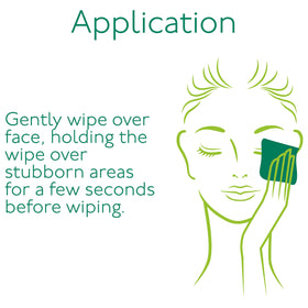 Simple wipe in hand removing foundation demonstrating quick makeup removal