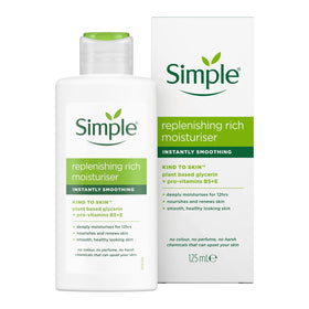 Simple moisturiser being applied to hands demonstrating soothing benefit