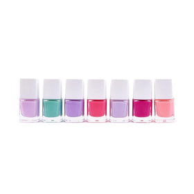 SIMPLE PLEASURES color swatches of 14 water-based shades for playful choices