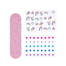 SIMPLE PLEASURES decorative gems and stickers displaying creative options
