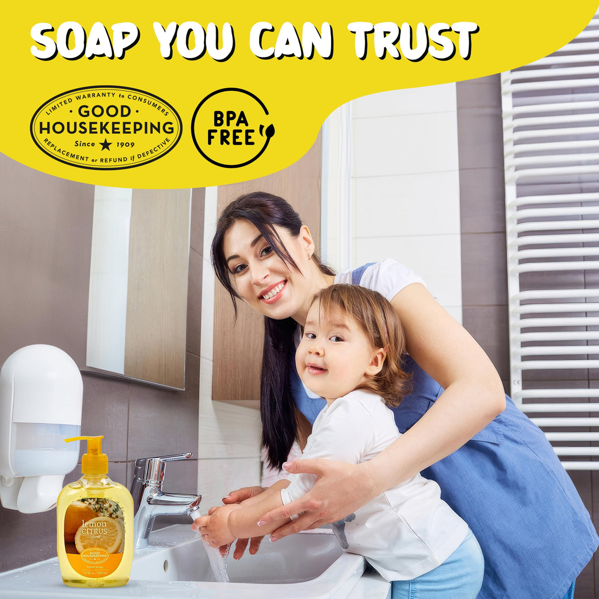 SIMPLE PLEASURES creamy lather texture demonstrating effective rinsing and feel