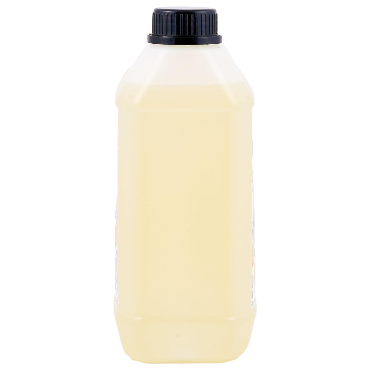 SIMPLE PLEASURES hand refilling a soap dispenser from the 71 oz jug for quick maintenance