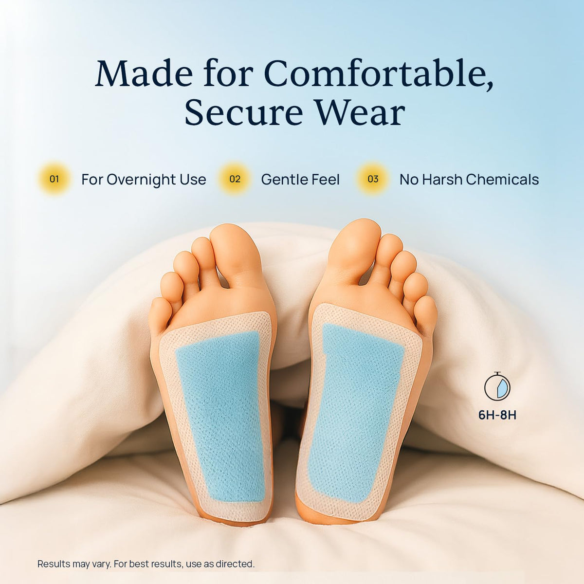 Simple Promise Xitox patches applied to sole demonstrating easy use