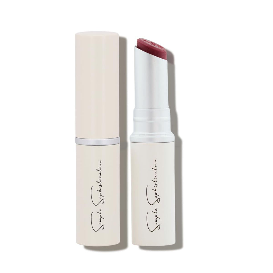 Simple Sophistication front packaging showing cool rose tint and benefits